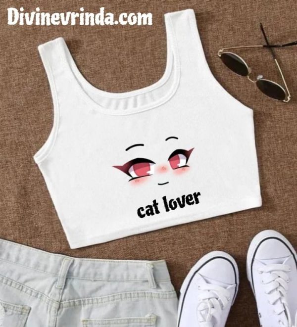 White Sleeveless Crop Top
