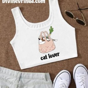White sleeveless Crop Top