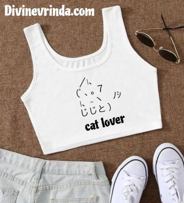 White Sleeveless Crop Top