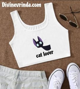 White Sleeveless Crop Top