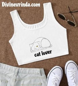 White Sleeveless Crop Top