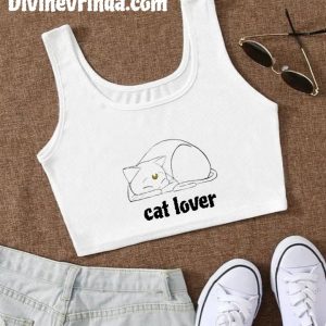 White Sleeveless Crop Top