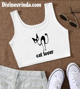 White Sleeveless Crop Top