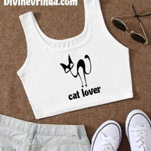 White Sleeveless Crop Top