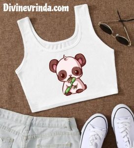 Cute Sleeveless Crop Top