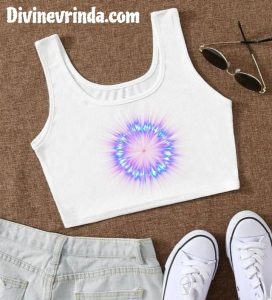 White Sleeveless Crop Top