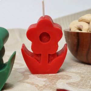 Wax Mini Flower Scented Candles ( per piece)