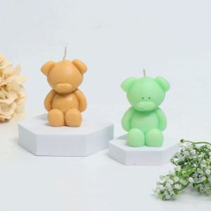 Teddy Shaped Candles (Per piece)
