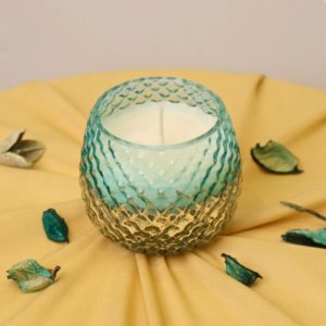 Diamond Textured Jar Candle (Per piece)