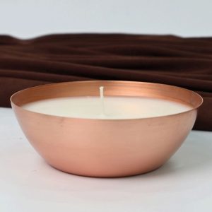 Copper Bowl Scanted Candles (Per piece)