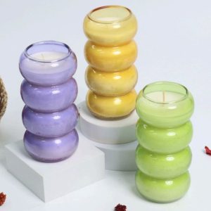 Bubble Shaped Glass Candles (Per piece)