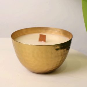 Metal Bowl Jar Candles (Per piece)