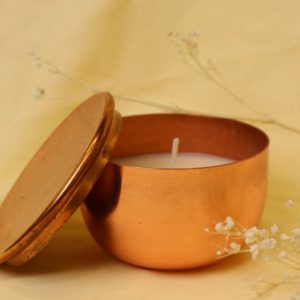 Metal Jar Candle with Lid (Per piece)