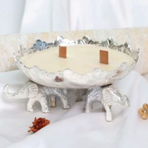 Urli Candle With Elephant Legs (Per piece)