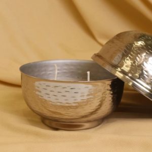 Metal Candle with Lid (Per piece)