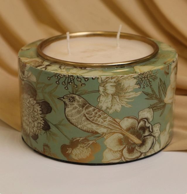 Printed Metal Jar Candle (Per piece)